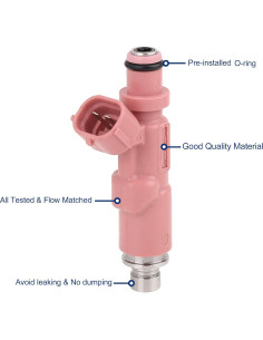 Inyector de Combustible X AUTOHAUX 12 Agujeros Toyota 2.7L 2