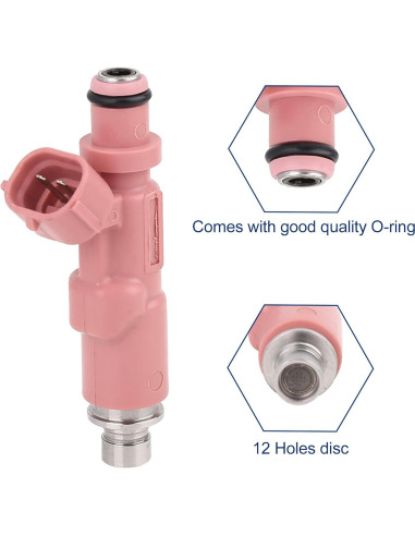 Inyector de Combustible X AUTOHAUX 12 Agujeros Toyota 2.7L