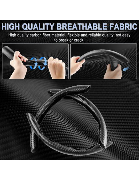 Funda de Volante Antideslizante Amiss 3 Piezas Negro