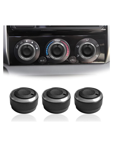 3 Perillas de Control A/C Toyota Tacoma 2005-2015 Stymart