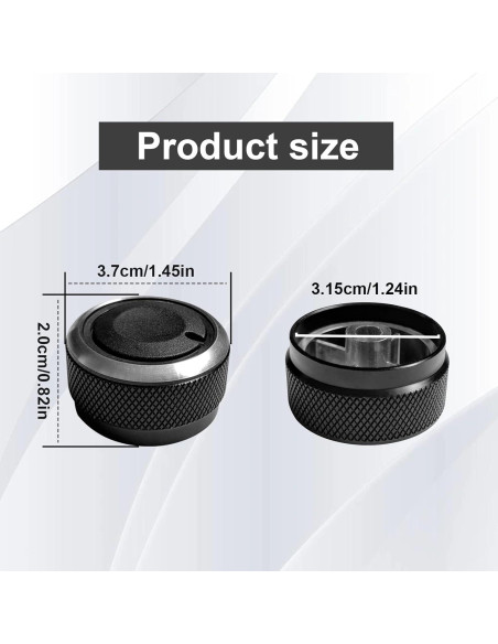 3 Perillas de Control A/C Toyota Tacoma 2005-2015 Stymart