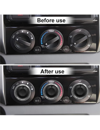 3 Perillas de Control A/C Toyota Tacoma 2005-2015 Stymart