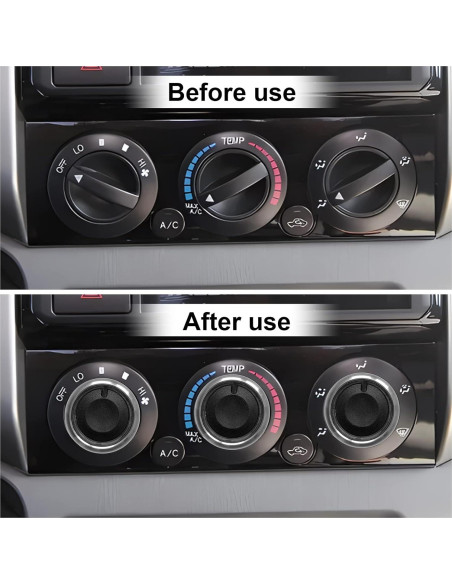3 Perillas de Control A/C Toyota Tacoma 2005-2015 Stymart