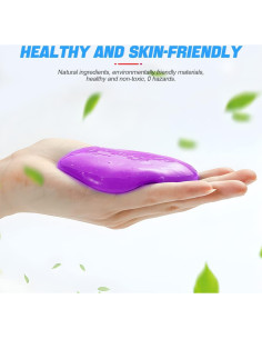 Gel de limpieza Moly Magnolia para coche 181g Púrpura 2