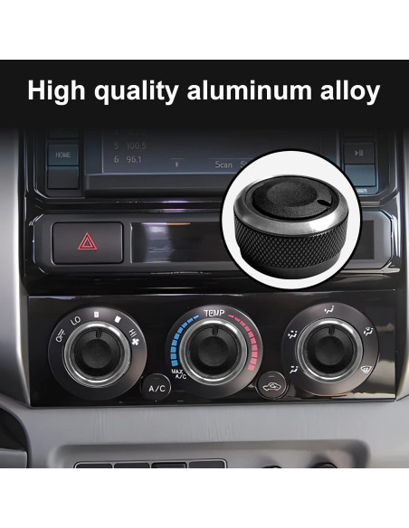 3 Perillas de Control A/C Toyota Tacoma 2005-2015 Stymart