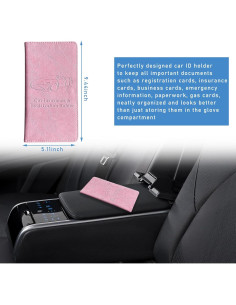 Portafolio Ziciner para Registro y Seguro de Auto Rosa Grande 2