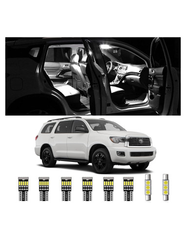 Kit 20 Bombillas LED Interior AWALITED Toyota Sequoia 2008-2021