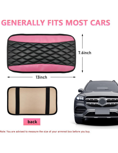 Almohadilla de Consola Central Ohleats Rosa 32x18 cm