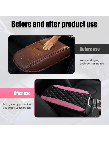 Almohadilla de Consola Central Ohleats Rosa 32x18 cm