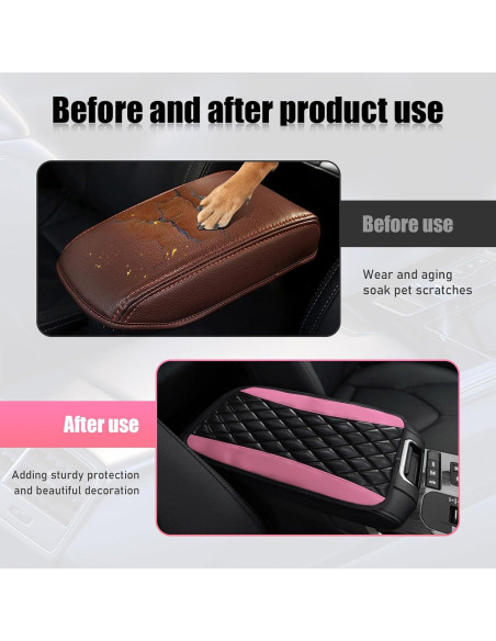 Almohadilla de Consola Central Ohleats Rosa 32x18 cm