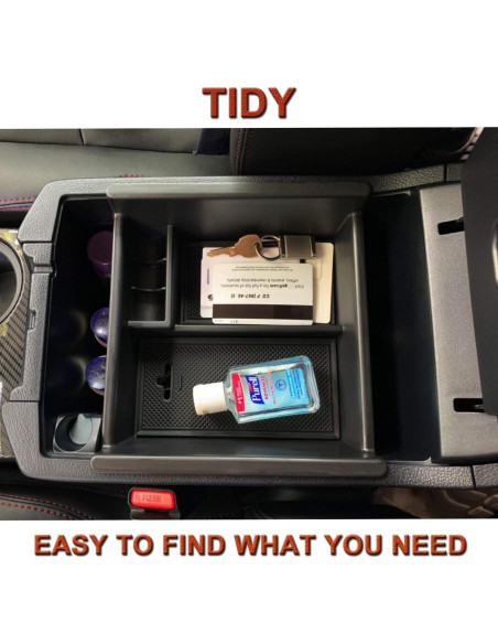 Bandeja Organizadora JKCOVER para Consola Toyota 4Runner y Kia Telluride