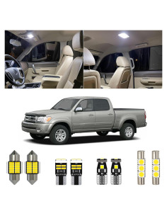 Kit de luces interiores LED Xpismii 6000K para Toyota Tundra 2000-2006