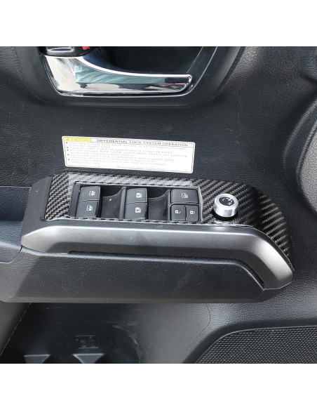 Panel Cubierta Interruptor Ventana Toyota Tacoma 2016-2023 4pcs