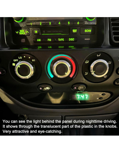 Perilla de Control de Clima JDMCAR para Toyota Tundra 2000-2006