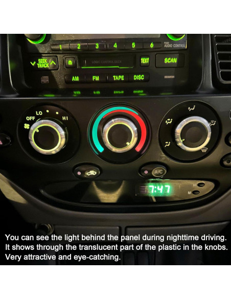 Perilla de Control de Clima JDMCAR para Toyota Tundra 2000-2006