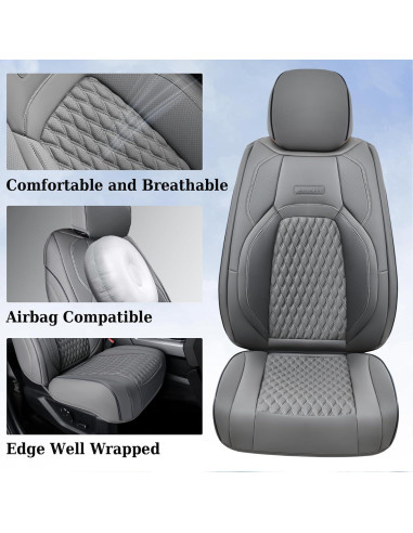 Cubiertas de Asiento Delantero Coverado Toyota Tundra 2007-2023 Gris