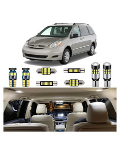 Kit de Luces LED Interiores 17 Piezas Toyota Sienna 2004-2010