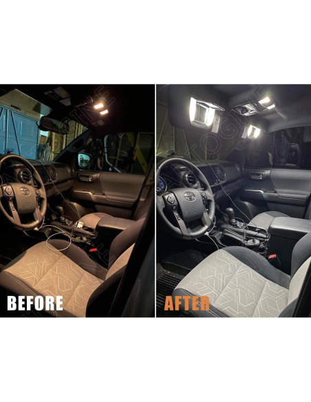 Kit de Luces LED Interiores 17 Piezas Toyota Sienna 2004-2010