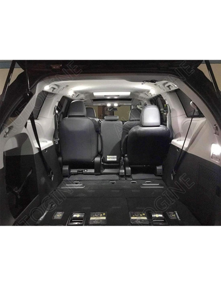 Kit de Luces LED Interiores 17 Piezas Toyota Sienna 2004-2010