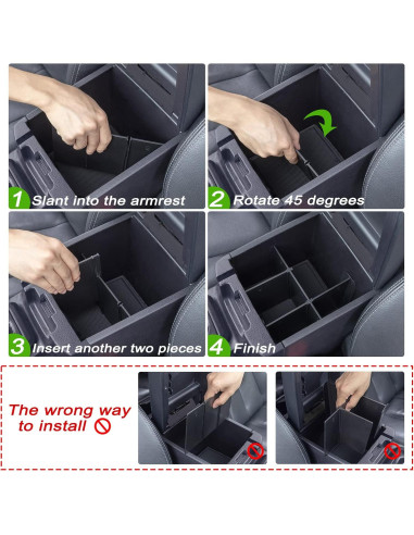 Organizador de Consola Central JKCOVER para Toyota Tacoma 2016-2023