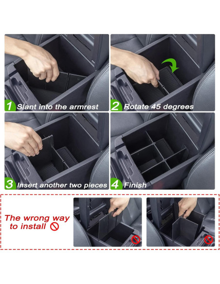 Organizador de Consola Central JKCOVER para Toyota Tacoma 2016-2023