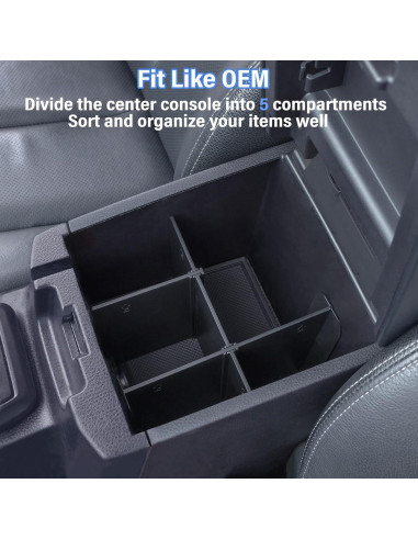 Organizador de Consola Central JKCOVER para Toyota Tacoma 2016-2023