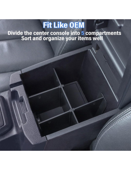 Organizador de Consola Central JKCOVER para Toyota Tacoma 2016-2023