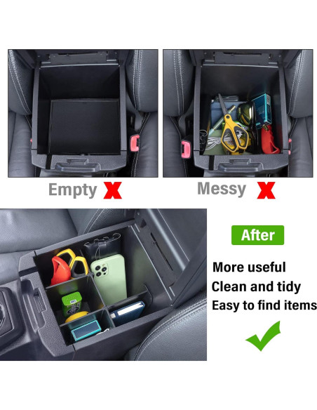 Organizador de Consola Central JKCOVER para Toyota Tacoma 2016-2023