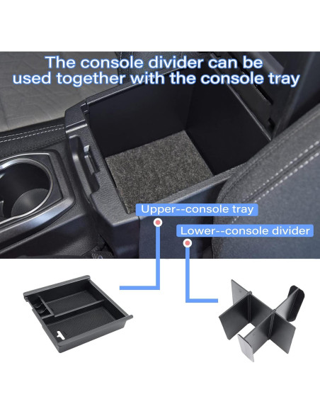 Organizador de Consola Central JKCOVER para Toyota Tacoma 2016-2023