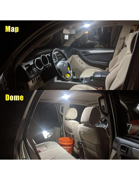 Kit de Luz Interior LED 18 Piezas Toyota 4Runner 2003-2009