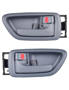 Mangos de Puerta Interior Grises BJYXSHOP para Toyota Sequoia y Tundra