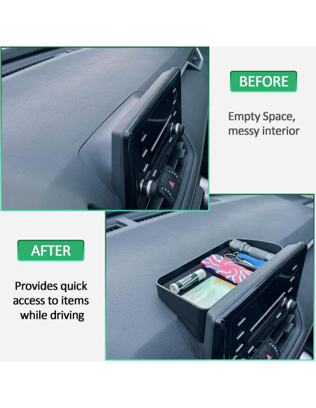 Bandeja de Consola Central TOPINSTALL para Toyota Rav4 2019-2025