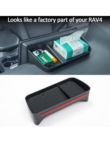 Bandeja de Consola Central TOPINSTALL para Toyota Rav4 2019-2025