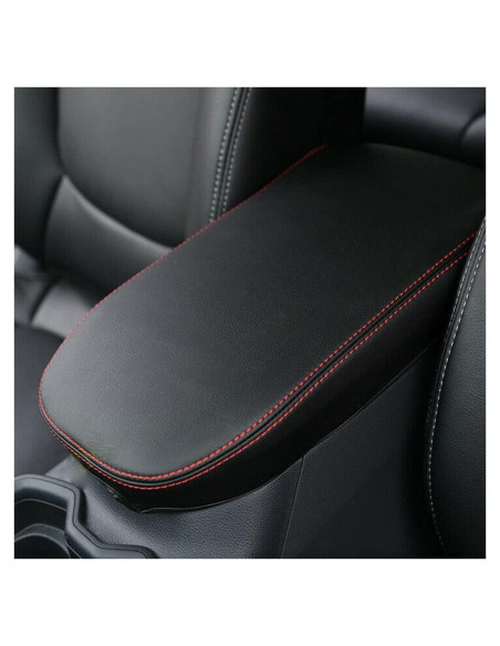 Cubierta de Consola Central INTGET para Toyota RAV4 2019-2025 Rojo