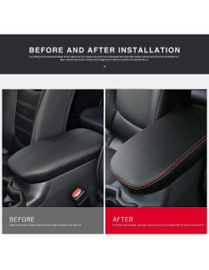 Cubierta de Consola Central INTGET para Toyota RAV4 2019-2025 Rojo 2