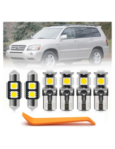Kit 9 Bombillas LED Interior nsautolighting Toyota Highlander 2001-2007