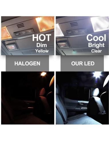 Kit 9 Bombillas LED Interior nsautolighting Toyota Highlander 2001-2007