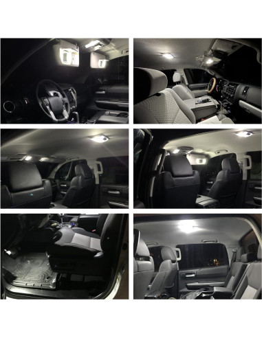 Kit 9 Bombillas LED Interior nsautolighting Toyota Highlander 2001-2007