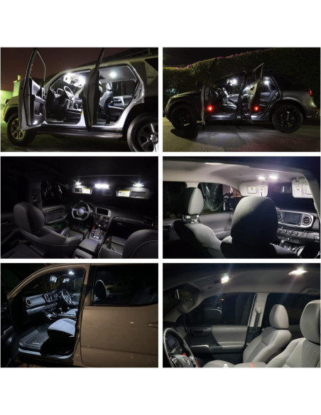 Kit 9 Bombillas LED Interior nsautolighting Toyota Highlander 2001-2007