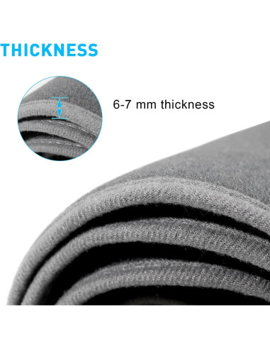 Cubierta de tablero REMOCH para Toyota Camry 2007-2011 Gris