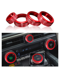 Cubiertas de Perilla de AC MOCHENT para Toyota Tacoma 2024-2025