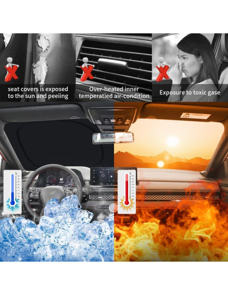 Sombra Solar LUNQIN para Toyota Tundra 2007-2021 0.30 kg