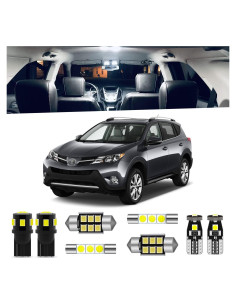 Kit de Luz Interior LED 8 Piezas Toyota RAV4 2006-2015 6000K