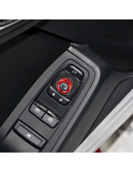 Cubierta Interruptor Espejos Subaru BRZ Toyota GR86 KUNGKIC Rojo