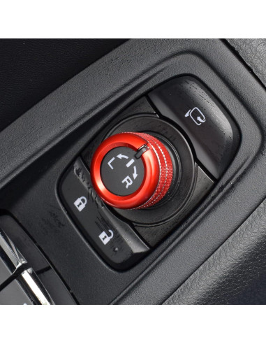 Cubierta Interruptor Espejos Subaru BRZ Toyota GR86 KUNGKIC Rojo