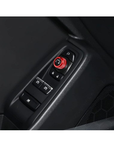 Cubierta Interruptor Espejos Subaru BRZ Toyota GR86 KUNGKIC Rojo