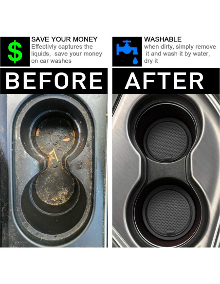 Inserto para Portavasos SENSHINE Toyota Sienna 2021-2025 Set 25 Piezas