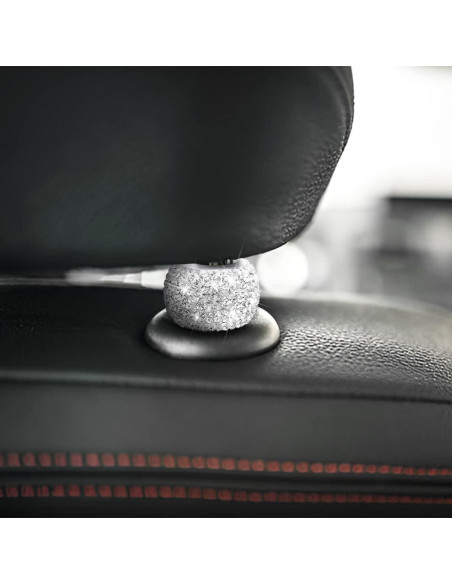 Collares para Reposacabezas de Coche BELOMI - Pack de 4 Brillantes