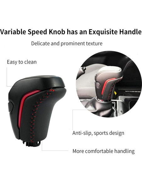 Perilla de Cambio Automático Qnbes PTR57-35170 para Toyota Tacoma 2016-2021 - Negro