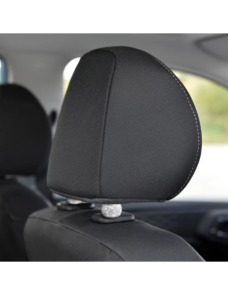 Collares para Reposacabezas de Coche BELOMI - Pack de 4 Brillantes